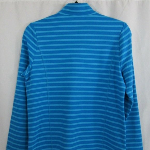 Jones New York Women's Full Zip Mock Neck Jacket Turquoise - Picture 4 of 5